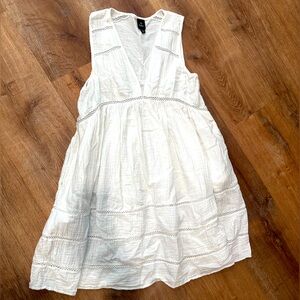 Echo Cotton Babydoll Beach Dress Large